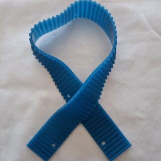 Cleanfix RA400E/RA410E/B/Hako E/B-35 outside squeegee blue polyurethane  455x32x3