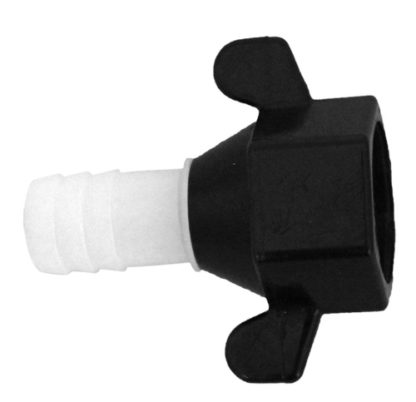 Straight Wing Nut Swivel 1/2" Female 3/4" Barb-0