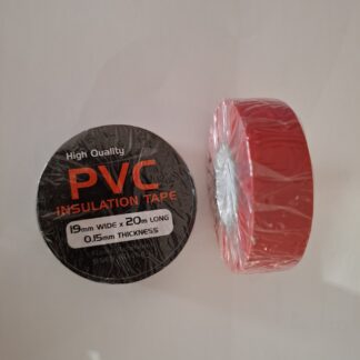 PVC insulation tape 19mm x 20m red