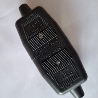 3 pin in-line connector black